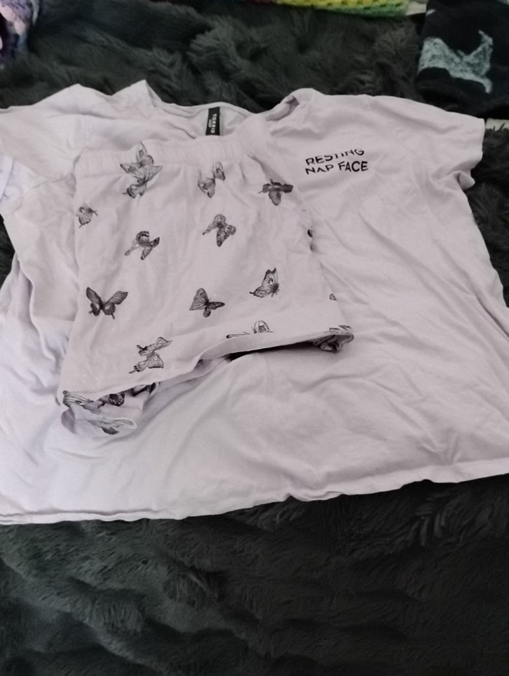 torrid Lavender Butterfly Print Sleep Shorts - Picture 13 of 13